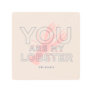 Impresión En Metal AMIGOS™   Eres mi langosta