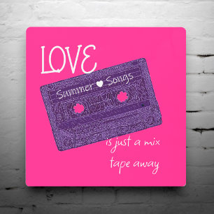 Impresión En Metal Amor de mixtape