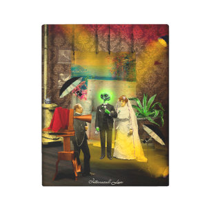 Impresión En Metal Amor interracial