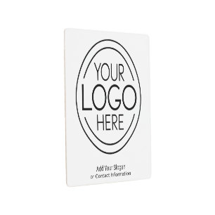 Impresión En Metal Añadir el logotipo corporativo moderno Minimalista