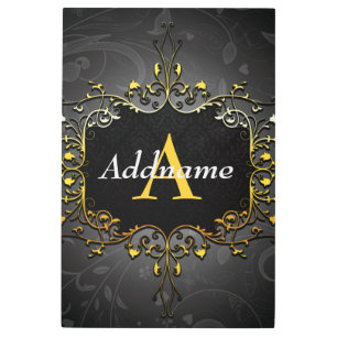 Impresión En Metal Añadir su nombre e inicial