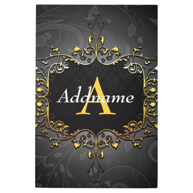 Impresión En Metal Añadir su nombre e inicial (Anverso)