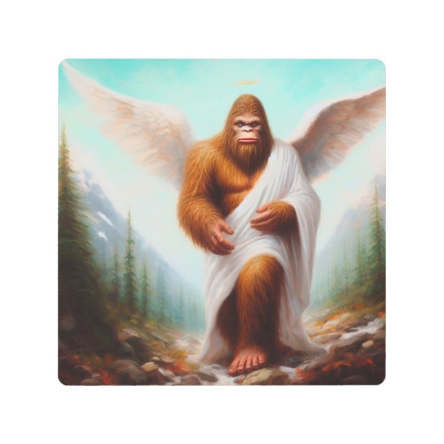 Impresión En Metal Ángel de pie grande (Anverso)