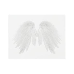 Impresión En Metal ANGEL WINGS White