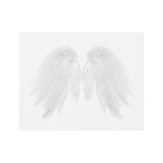 Impresión En Metal ANGEL WINGS White (Anverso)