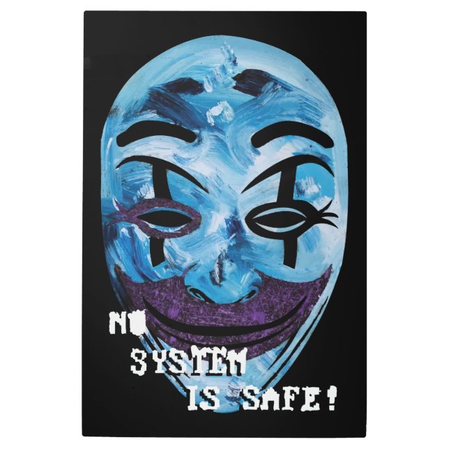 Impresión En Metal Anonymous Unmasking (Anverso)