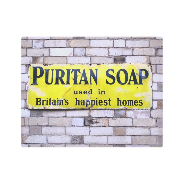 IMPRESIÓN EN METAL ANTIGUO INGLATERRA (Anverso)