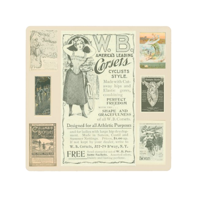 Impresión En Metal Anuncios de ciclo del Victorian (Anverso)