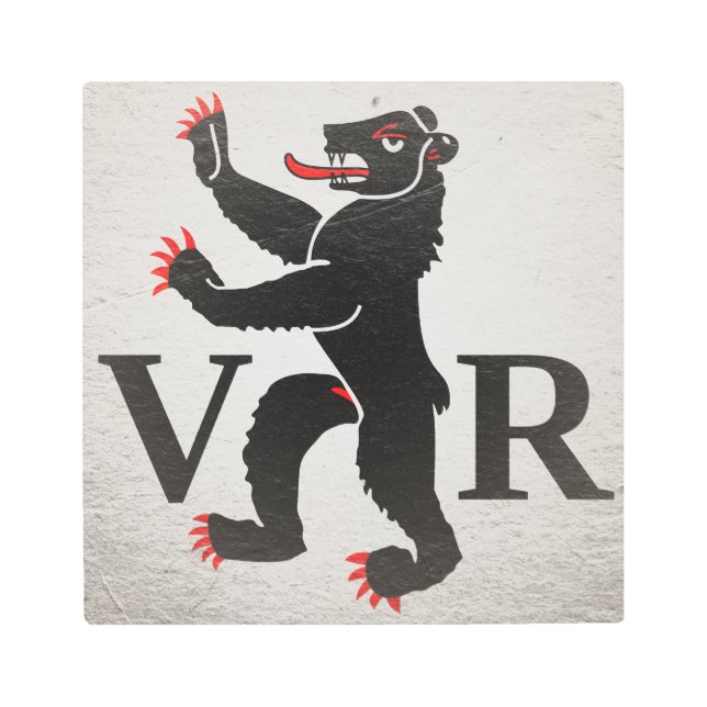 Impresión En Metal Appenzell Ausserrhoden (Anverso)