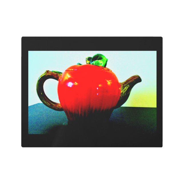 Impresión En Metal Apple Teapot (Anverso)