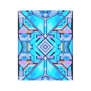 Impresión En Metal Aqua Cotton Candy