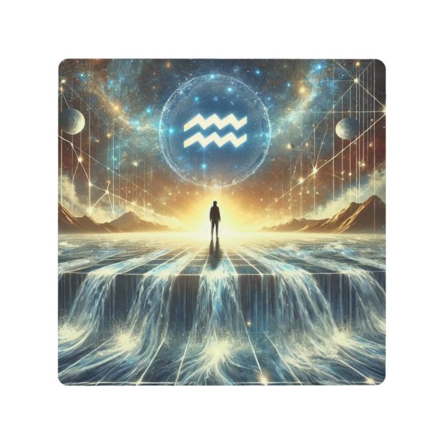 Impresión En Metal "Aquarius: El Visionario Agujero" (Anverso)