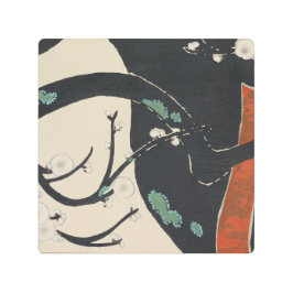 Impresión En Metal Árbol de las flores de Momoyogusa de cien genati