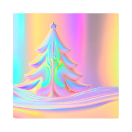 Impresión En Metal Árbol de Navidad irlandés