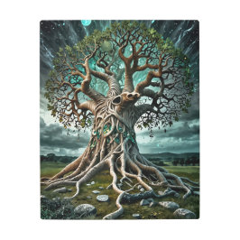 Impresión En Metal Árbol de vida