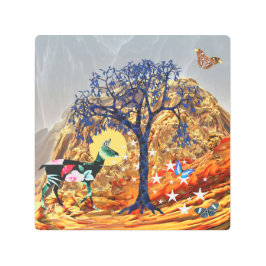 Impresión En Metal Árbol mágico