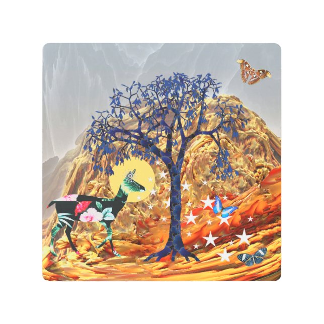 Impresión En Metal Árbol mágico (Anverso)