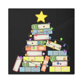 Impresión En Metal Árbol navideño I