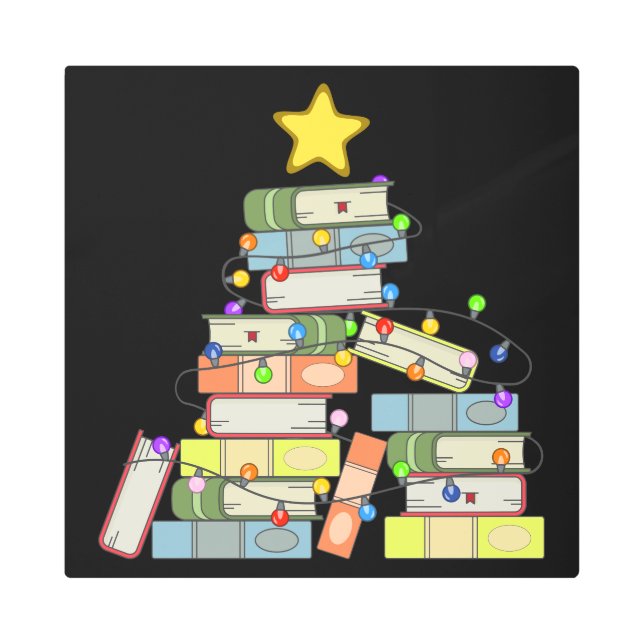 Impresión En Metal Árbol navideño I (Anverso)