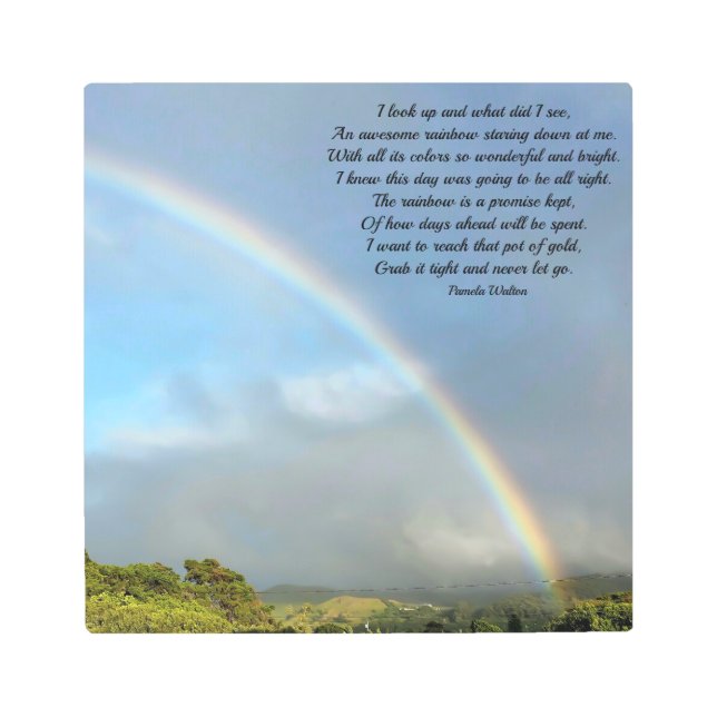 Impresión En Metal Arco iris (Anverso)