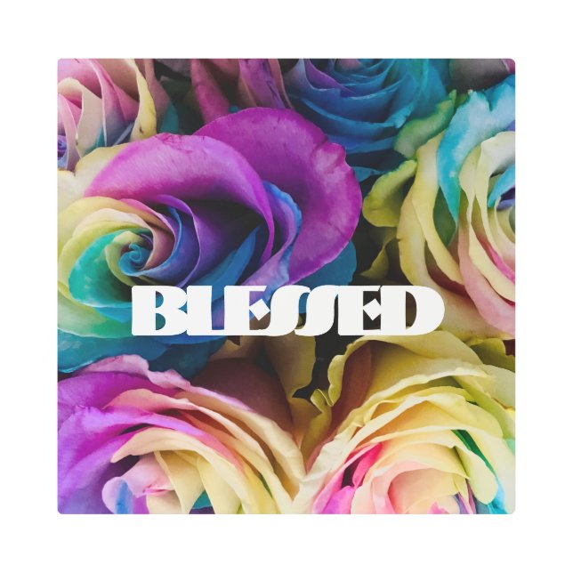 Impresión En Metal Arcoiris (Anverso)