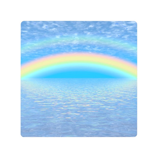 Impresión En Metal Arcoiris (Anverso)