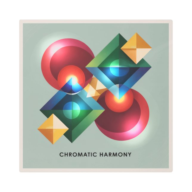 Impresión En Metal Armonía cromática (Anverso)