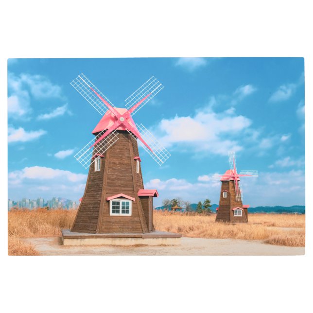 Impresión En Metal Armonía en movimiento: La elegancia de las turbina (Anverso)