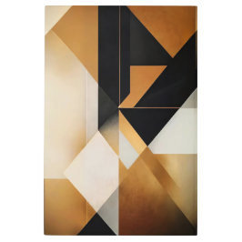 Impresión En Metal Armonía geométrica