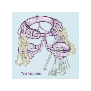 Impresión En Metal Arnés y equipo de escalada comercial