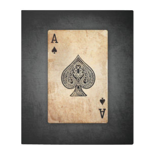 Impresión En Metal As de espadas lanzar almohada