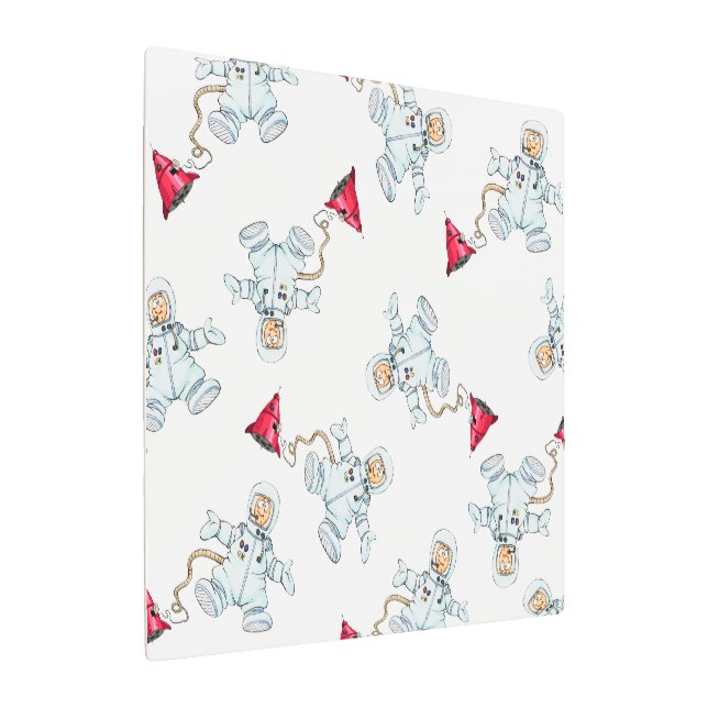 Impresión En Metal astronauta (Angulado)