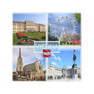 Impresión En Metal AT Viena - Schloss Schonbrunn - Fnfair Prater -