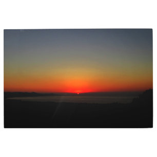 Impresión En Metal Atardecer en el agua