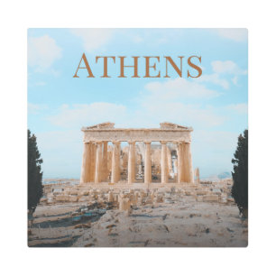 Impresión En Metal Atenas Grecia