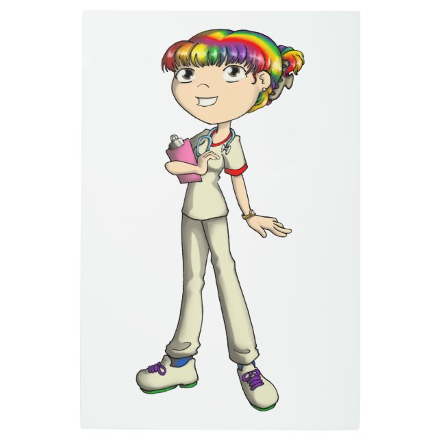 Impresión En Metal Atención (Anverso)