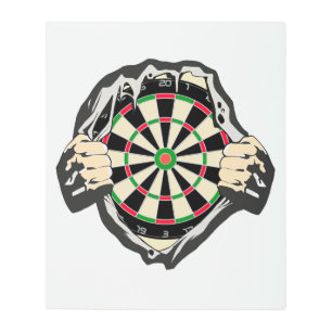 Impresión En Metal Avance hacia el Bullseye - Ultimate Dartboard