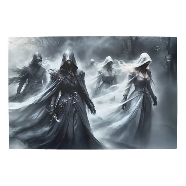 Impresión En Metal Ave silenciosa de la muerte 4 (Anverso)