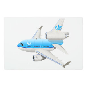 Impresión En Metal avión personalizado