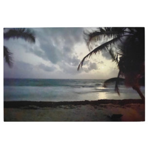 Impresión En Metal AWorld2Celebrate: La playa de la luna de fresa