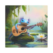 Axolotl Tocando Guitarra