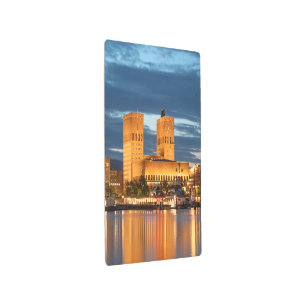 Impresión En Metal Ayuntamiento de Oslo Noruega