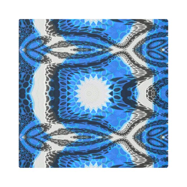 Impresión En Metal Azul atómico (Anverso)