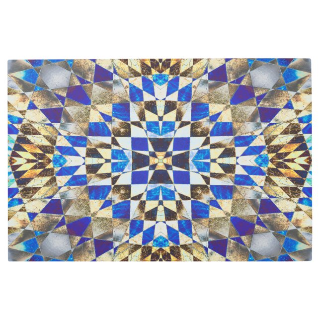 Impresión En Metal Azul parqué (Anverso)