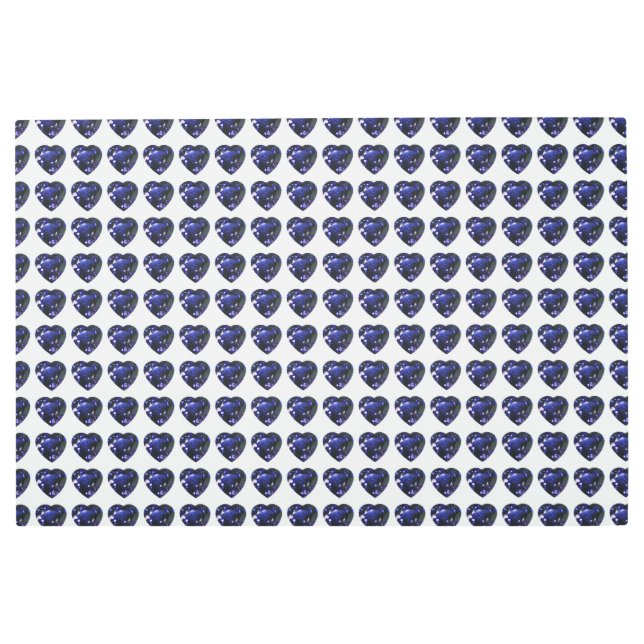 Impresión En Metal Azul zafiro del corazón (Anverso)