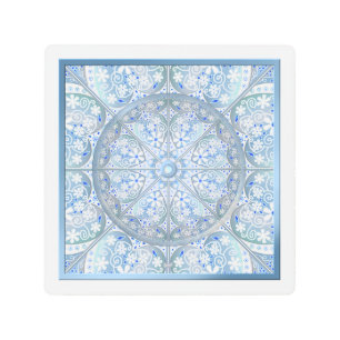 Impresión En Metal Azulejos de cerámica azul