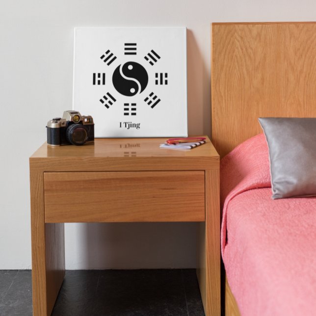 Impresión En Metal Ba Gua, ocho trigramas, personalizable Yin yang (Subido por el creador)