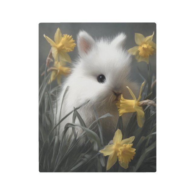 Impresión En Metal Baby Bunny (Anverso)