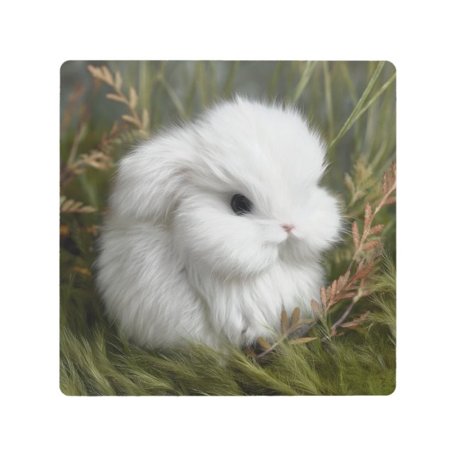 Impresión En Metal Baby Bunny (Anverso)
