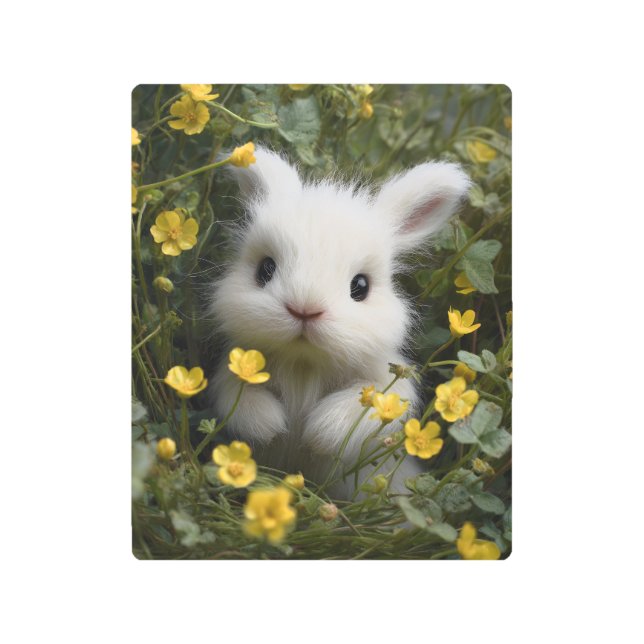 Impresión En Metal Baby Bunny (Anverso)